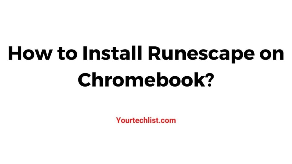 runescape on chromebook