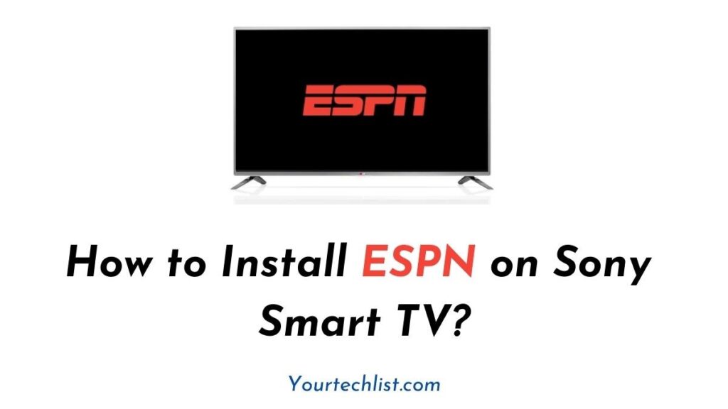 ESPN on Sony Smart TV