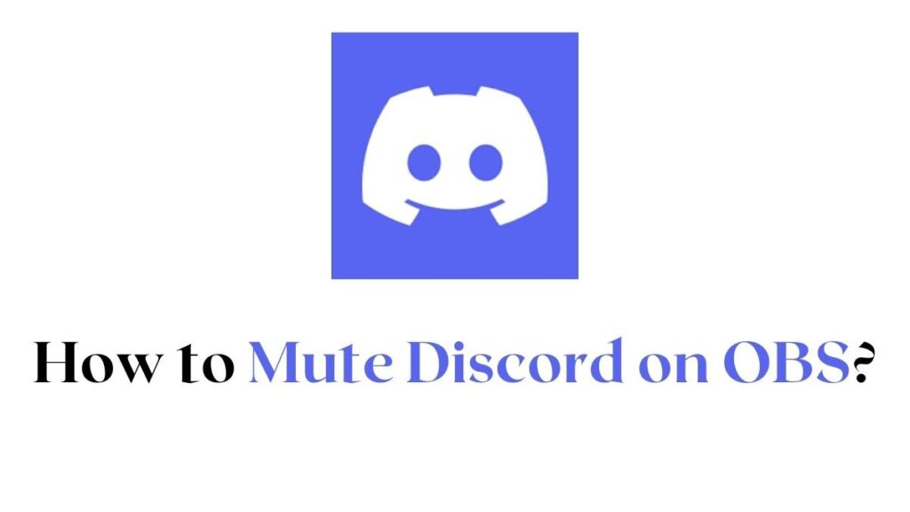 Mute Discord on OBS