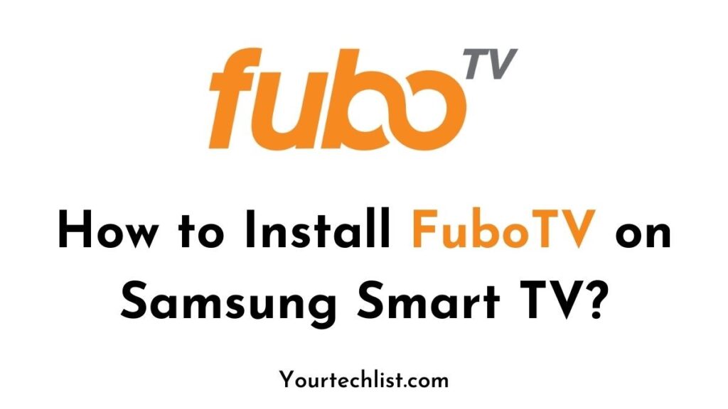 FuboTV on Samsung Smart TV