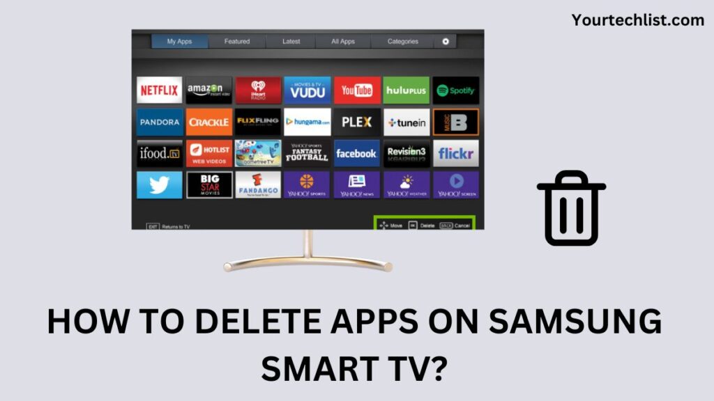 DELETE APPS ON SAMSUNG SMART TV