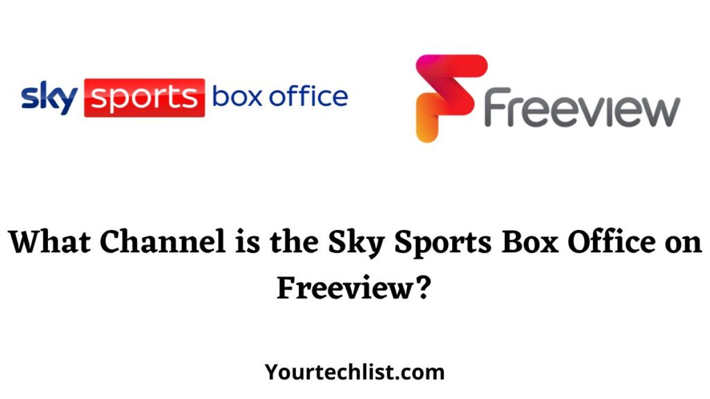 Sky Sports Box Office on Freeview