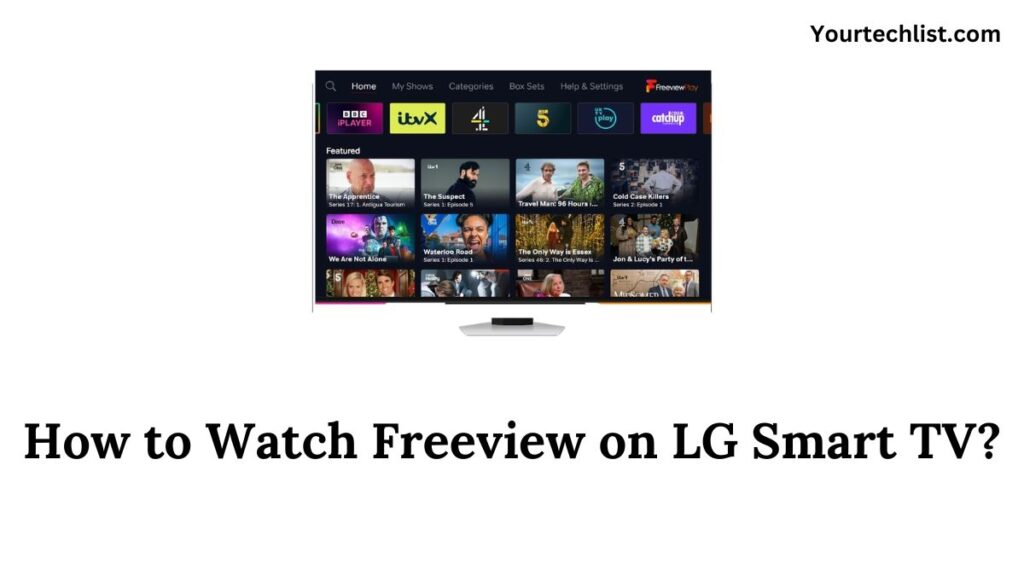 Freeview on LG Smart TV
