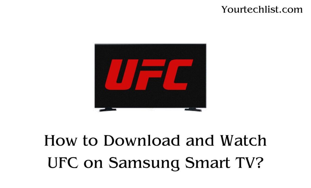 UFC on Samsung Smart TV